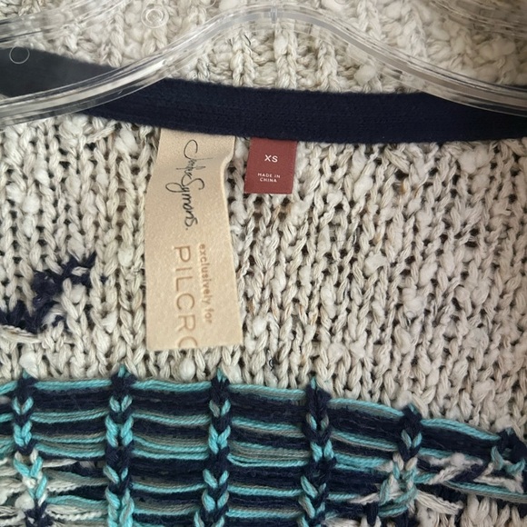 Anthropologie Pilcro Jennifer Symons Octopus Cardigan Sweater (Size XS) - Picture 5 of 16